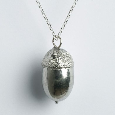 Acorn Necklace, Pewter Pendant Jewellery Gifts Made in Britain | Image 1