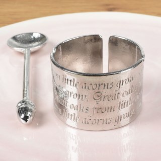 Personalised, Pewter Egg Cup & Spoon, Christening Gifts For Girls & Boys UK Made | Image 6