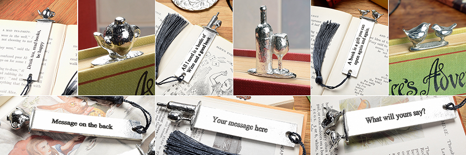 personalised engraved metal bookmarks with quotes buy online