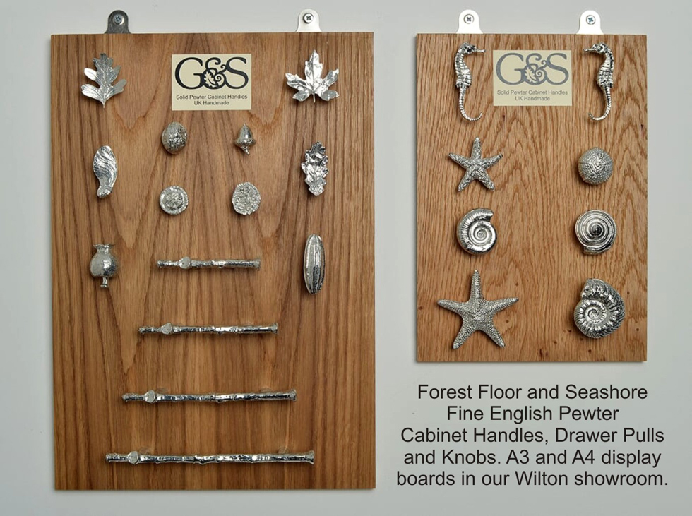 Solid Pewter Door Knobs Cabinet Handles, Pewter Dresser Handles