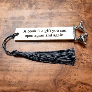 Bird Wren Robin Pewter Metal Bookmark. Can be engraved | Image 7