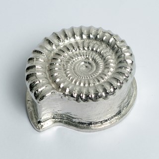 Pewter Ammonite Fossil Trinket Box, Geology Gifts UK Made | Image 3