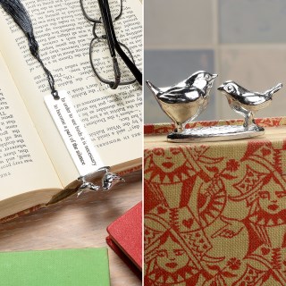 Bird Watching Gifts Pewter Bookmark, Personalised Gifts for Bird Lovers UK Made | Image 4
