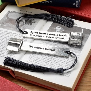 Gifts For Dog Lovers | Personalised Dog & Books Bookmark We Engrave The Back | Image 4