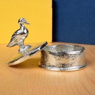Personalised Duck Pewter Trinket Box | Engraved Duck Gifts | Image 3