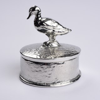 Personalised Duck Pewter Trinket Box | Engraved Duck Gifts | Image 5