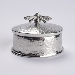 Personalised Bee Pewter Trinket Box | Engraved Gifts For Bee Lovers | Image 4