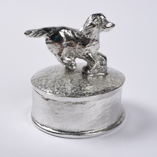 Spaniel Personalised Pewter Trinket Box | Gifts For Dog Lovers Can be engraved | Image 2