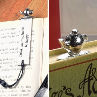 Teapot Pewter Personalised Bookmark | Tea Gifts, We Can Engrave the Back | Image 4