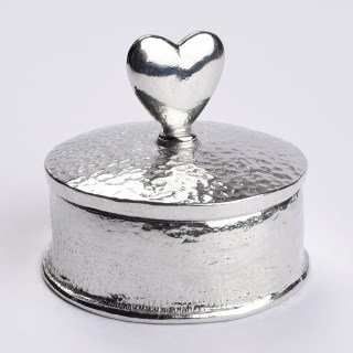 Personalised Tin 10th Anniversary Pewter Trinket Box Gift | Image 3