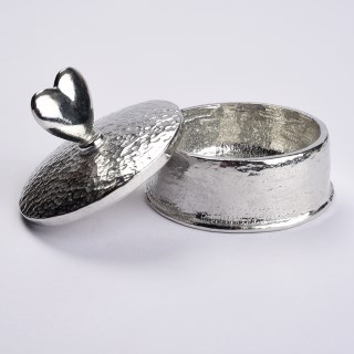 Personalised Tin 10th Anniversary Pewter Trinket Box Gift | Image 5