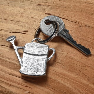 Gifts For Gardeners, English Pewter Watering Can Keyring | Image 2