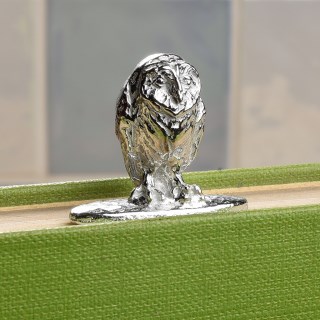 Wise Owl Pewter Bookmark.  | Image 2