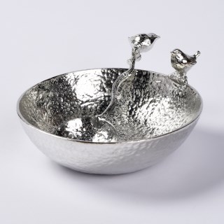 English Pewter Wren Bowl with Wren Spoon | Gifts For Bird Lovers, Made in Britain | Image 2
