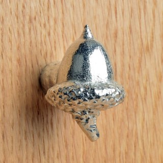 Solid Pewter Acorn Cabinet knobs Door Handles Drawer Pulls UK Made | Image 2