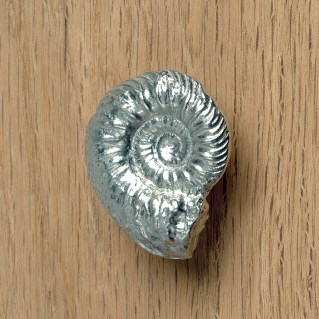 Pewter Ammonite Fossil Cabinet Handle Large | Image 3