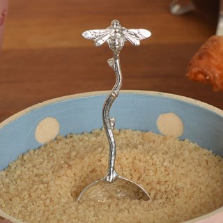 Bee Sugar Spoon, Pewter Spoons UK Handmade Gifts | Image 3