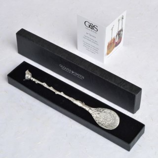 Wren Bird Spoon Long Jam Pewter Spoon with a hook for Jars | Image 5