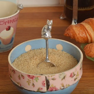 Cat Spoon English Pewter Spoons UK Handmade Cat Gifts | Image 3
