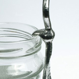 Spitfire Spoon Long Jam Pewter Spoon with a hook for jars | Image 4