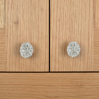 Solid Pewter Lotus Seed Pod Drawer Handle Cabinet Knobs UK Made | Image 5