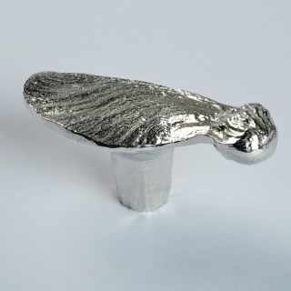 Maple Key Seed Drawer Pull Solid Pewter | Image 2