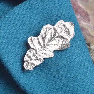 Oak Leaf Brooch English Pewter Gifts | Image 2