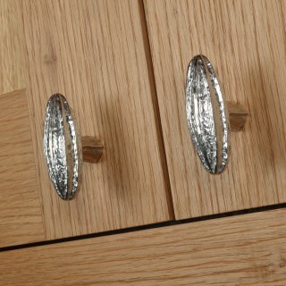 Pewter Seed Pod Cabinet knobs Door Handles Drawer Pulls UK Made | Image 4