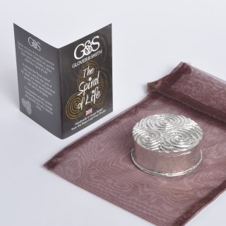 Spiral Of Life Pewter Trinket Box Triskelion Gifts UK Handmade | Image 3