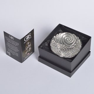 English Pewter Spiral of Life Bowl (without spoon) | Image 2