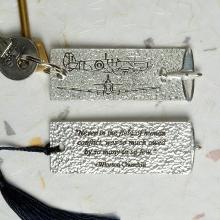 Spitfire Pewter Bookmark or Spitfire Keyring Gifts | Image 3