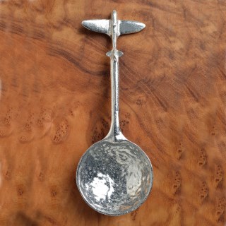Spitfire Small Spoon | UK Handmade Pewter Spoons | Image 2