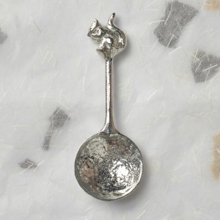 Squirrel Small Spoon | Pewter Spoons UK Handmade | Image 4