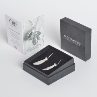 Sycamore 'Helicopter' Earrings. English Pewter Sycamore Key Gifts | Image 6