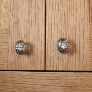 Walnut Cabinet knobs Solid Pewter Door Handle | Image 7